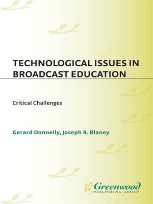 cover image of Technological Issues in Broadcast Education